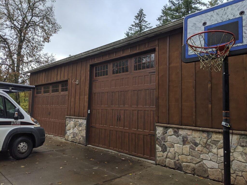 Recessed Wood Garage Door Panel replacement Photos