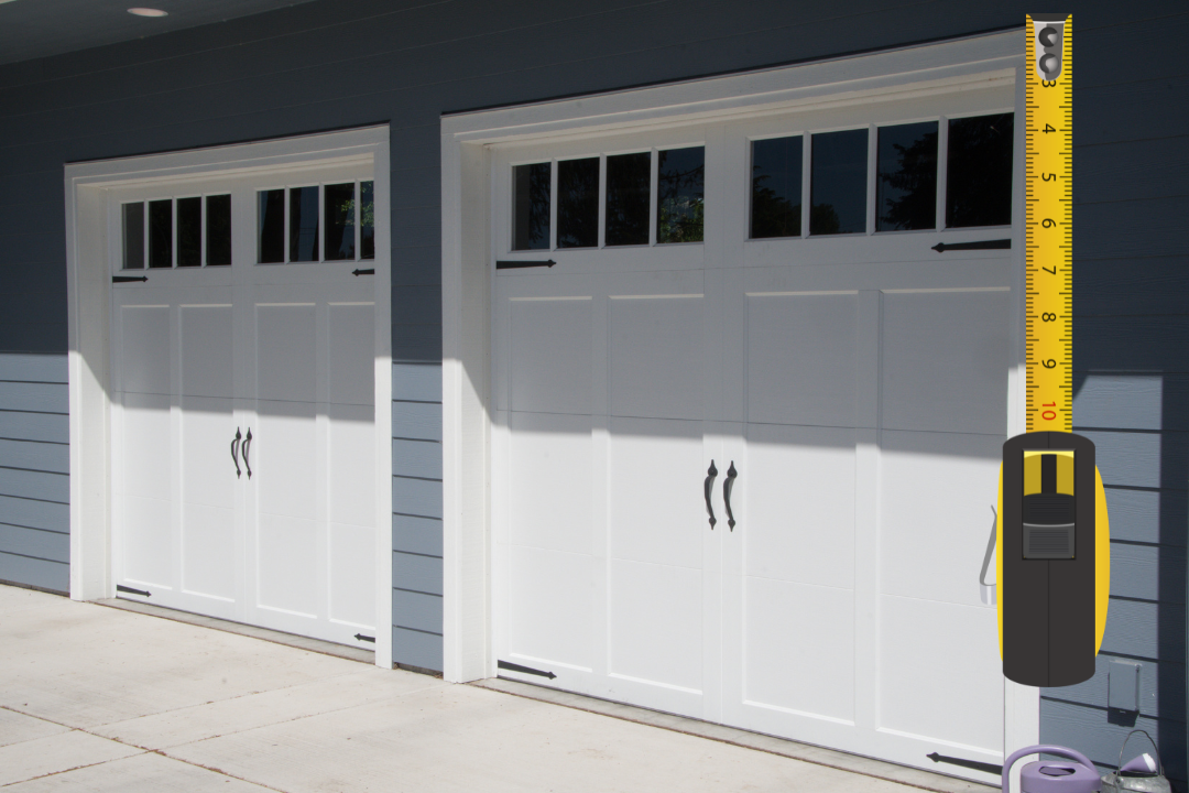 standard garage door height sample photo
